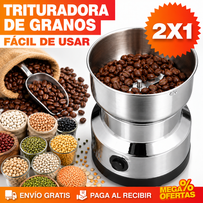 Trituradora Multifuncionale Eléctrica para el Hogar – Muele Café, Granos y Especias en Segundos